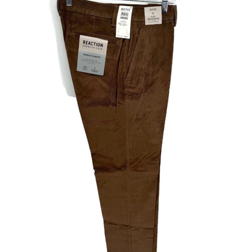 Kenneth Cole Brown Chinos Relaxed Fit - Picture 4 of 4